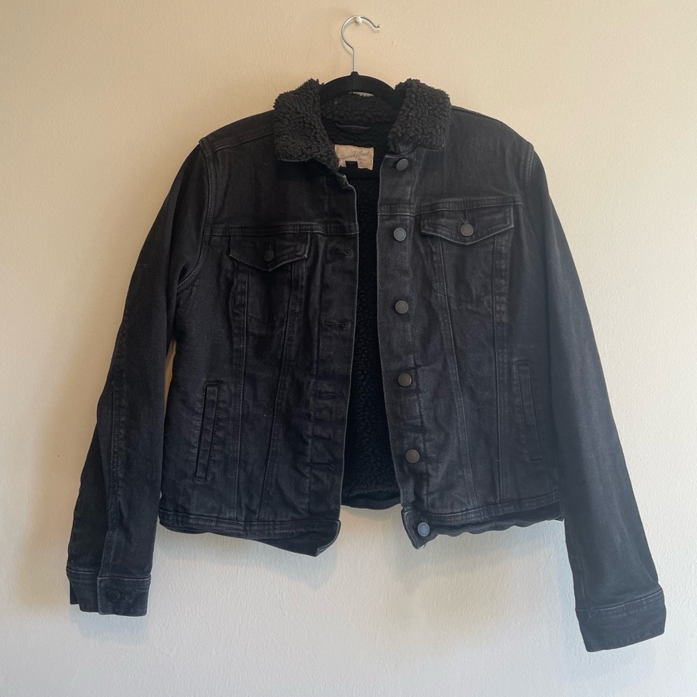 Universal Thread Black Denim, Sherpa Jacket